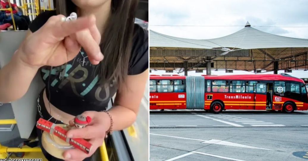 Una mujer dice estar casada con un bus de TransMilenio