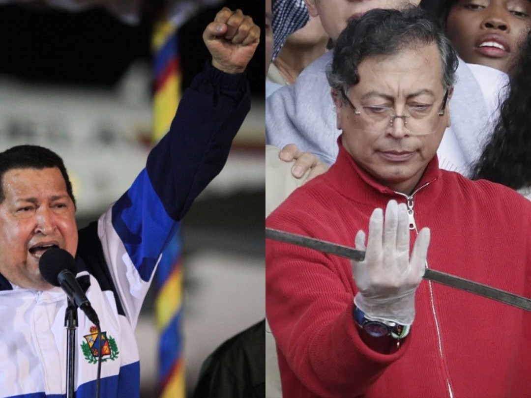 Comparan a Petro con Hugo Chávez por exponer la espada de Bolívar ante multitud