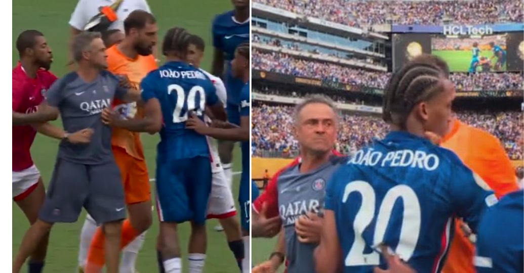Tensión en la final del Mundial de Clubes: Luis Enrique y Donnarumma protagonizan incidente con Joao Pedro