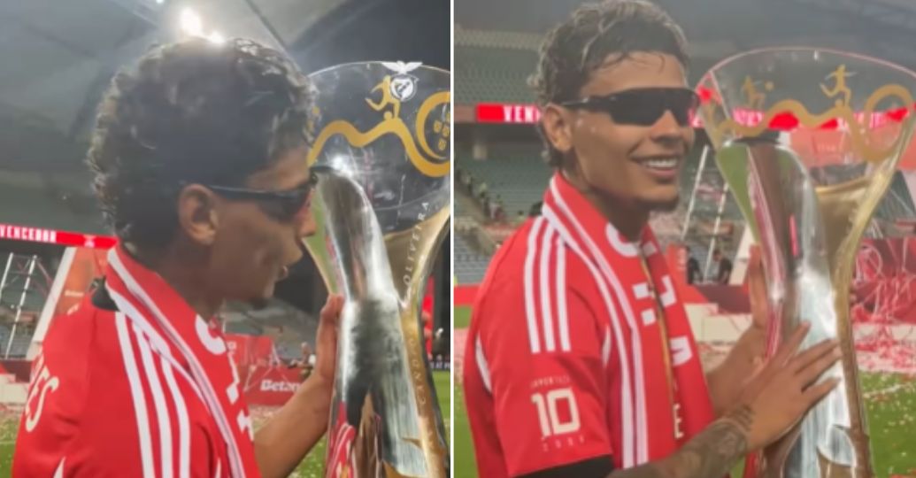 Richard Ríos se estrena como campeón en Europa con el Benfica