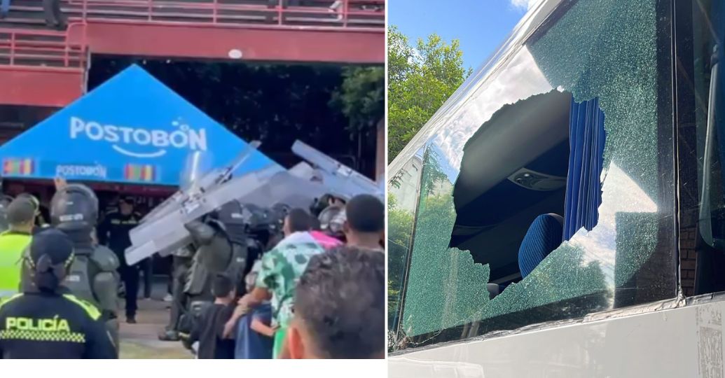 Atlético Nacional denunció falta de garantías tras ataque a su bus en Cúcuta