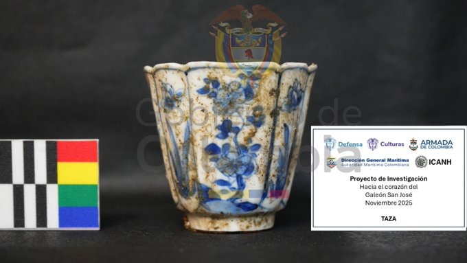 Colombia recuperó cinco objetos arqueológicos del Galeón San José en Cartagena: ¿cuáles son?