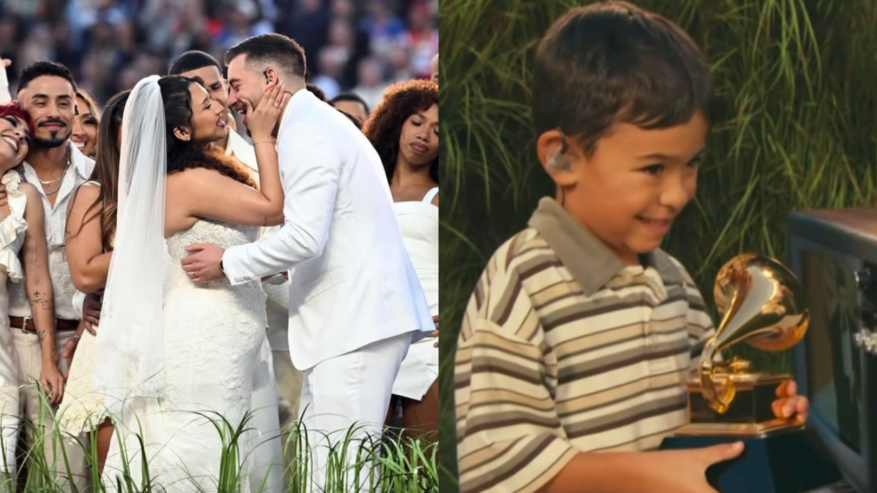 Nuevos detalles de Bad Bunny en el Super Bowl: ¿La boda fue real? ¿Quién era el niño del Grammy?