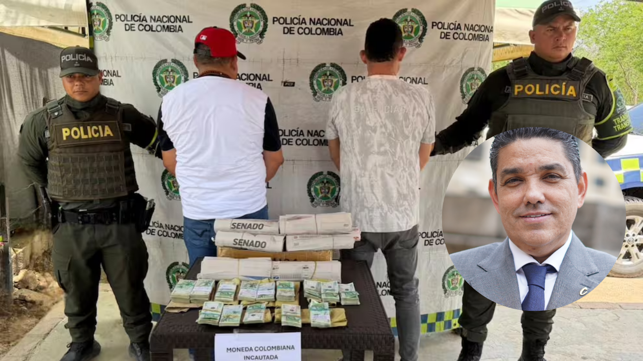 Capturan escolta del secretario de la Cámara con $145 millones y propaganda política en La Guajira