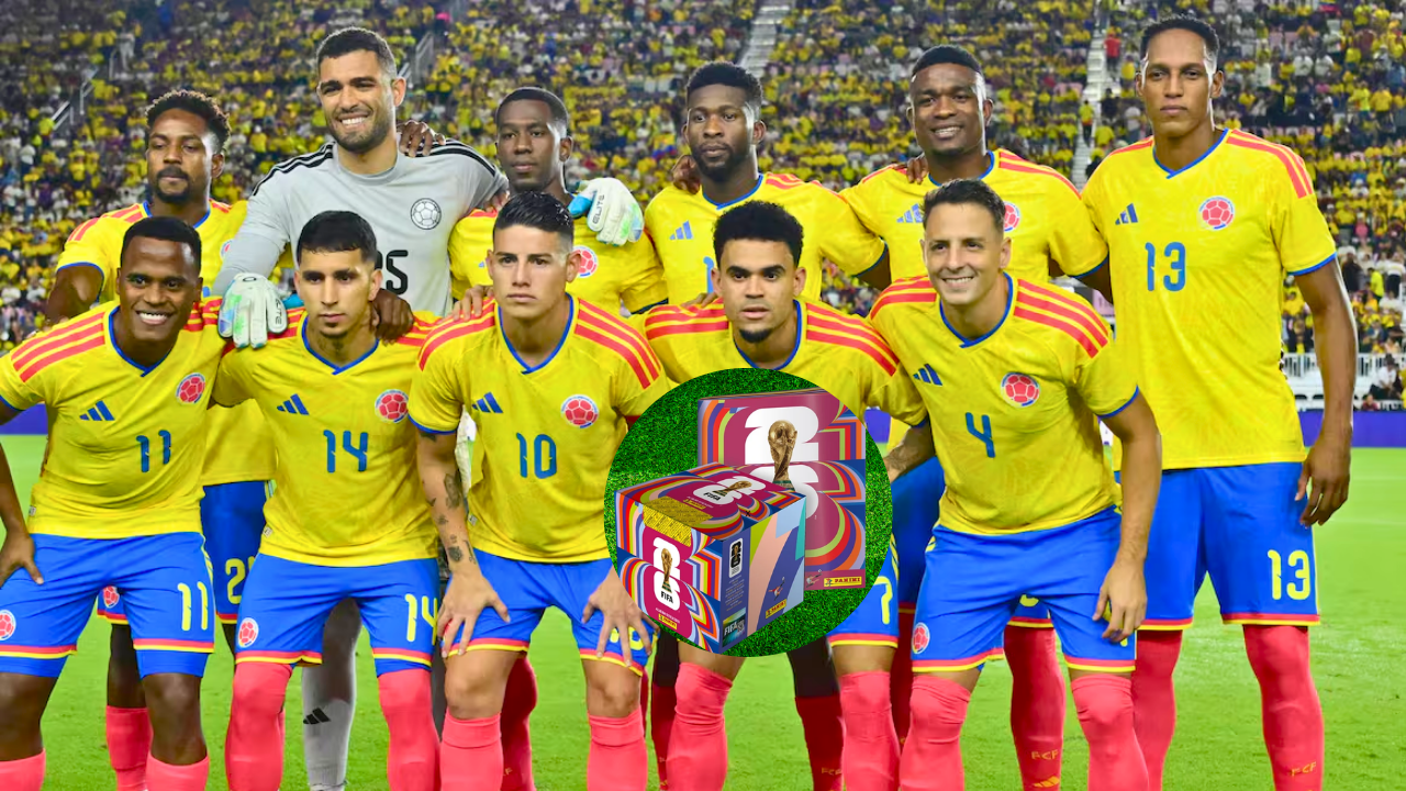 Estos son los jugadores de la Selección Colombia que aparecerán en el álbum Panini del Mundial 2026