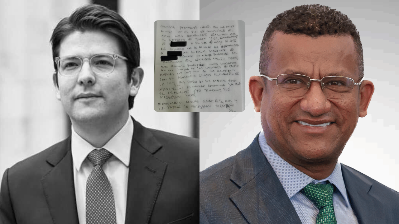 Esta es la identidad del gobernador señalado en carta anónima por el magnicidio de Miguel Uribe Turbay