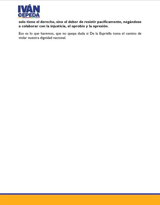 Iván Cepeda advierte desobediencia civil pacífica si De la Espriella no renuncia a ciudadanía en EE.UU.
