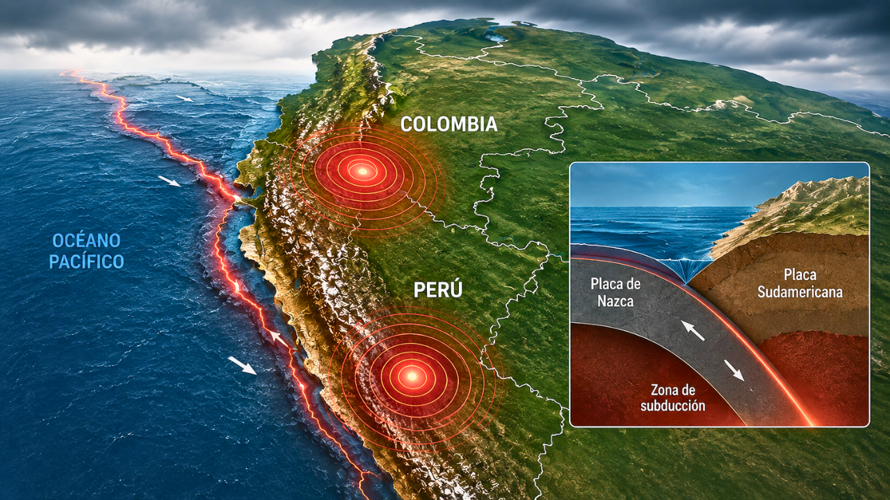 ¿Los terremotos de Colombia y Perú están conectados? Esto explican los geólogos