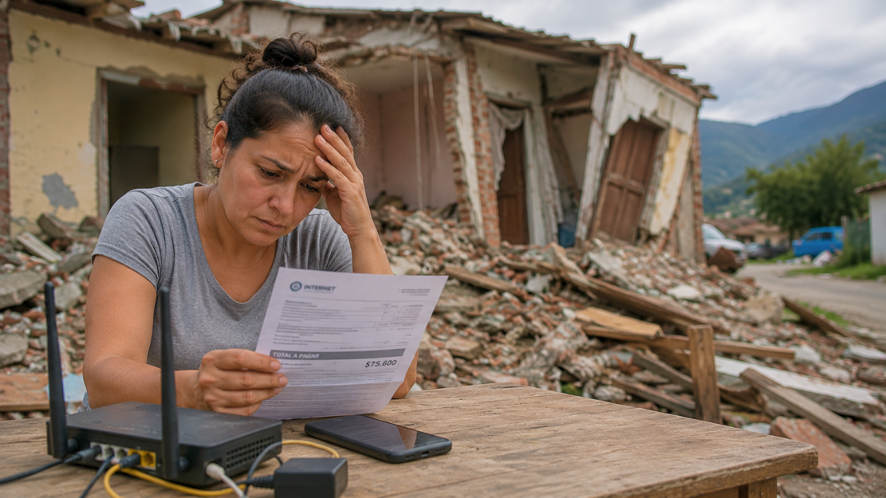 ¿Su casa quedó inhabitable por el terremoto y le cobran por cancelar internet? Esto dice un experto