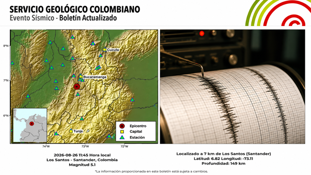 Servicio Geológico revela cuál es el nido sísmico de Colombia: concentra el 45 % de los sismos