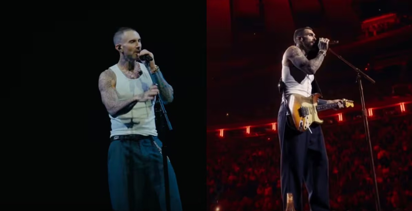 Adam Levine dedicó emotivas palabras y canción a víctimas del terremoto durante concierto de Maroon 5 en Bogotá