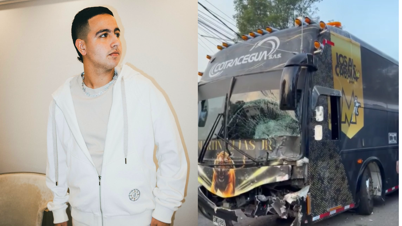 Martín Elías Jr. se pronunció tras el accidente del bus de su agrupación que dejó dos muertos