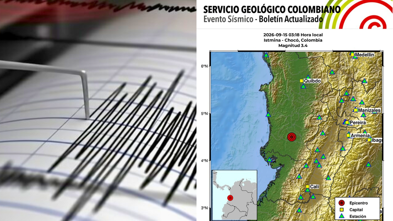¿Por qué está temblando tanto en Chocó? El Servicio Geológico Colombiano explicó las dos razones