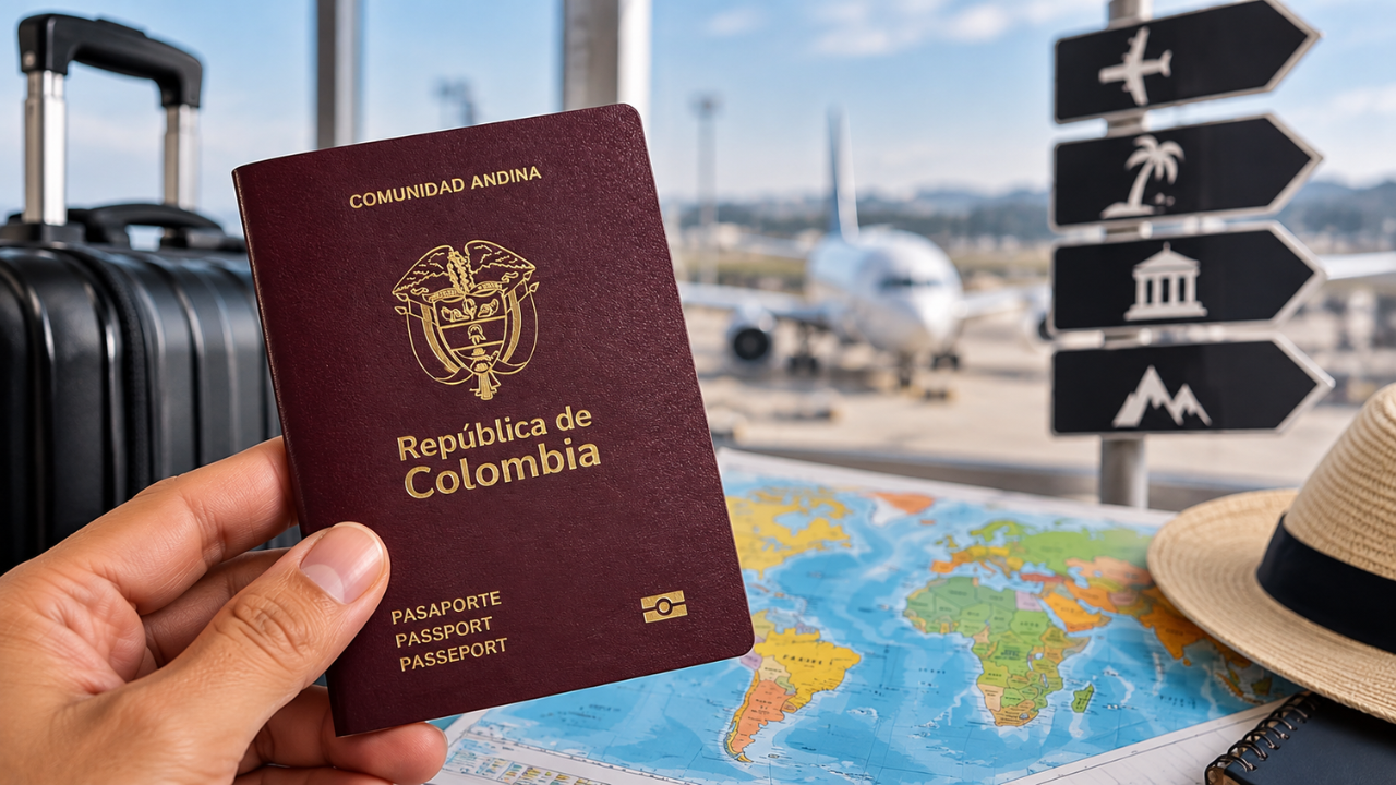 ¡Atentos, viajeros! Estos son los países que no exigen visa a colombianos en 2026: hay dos nuevos