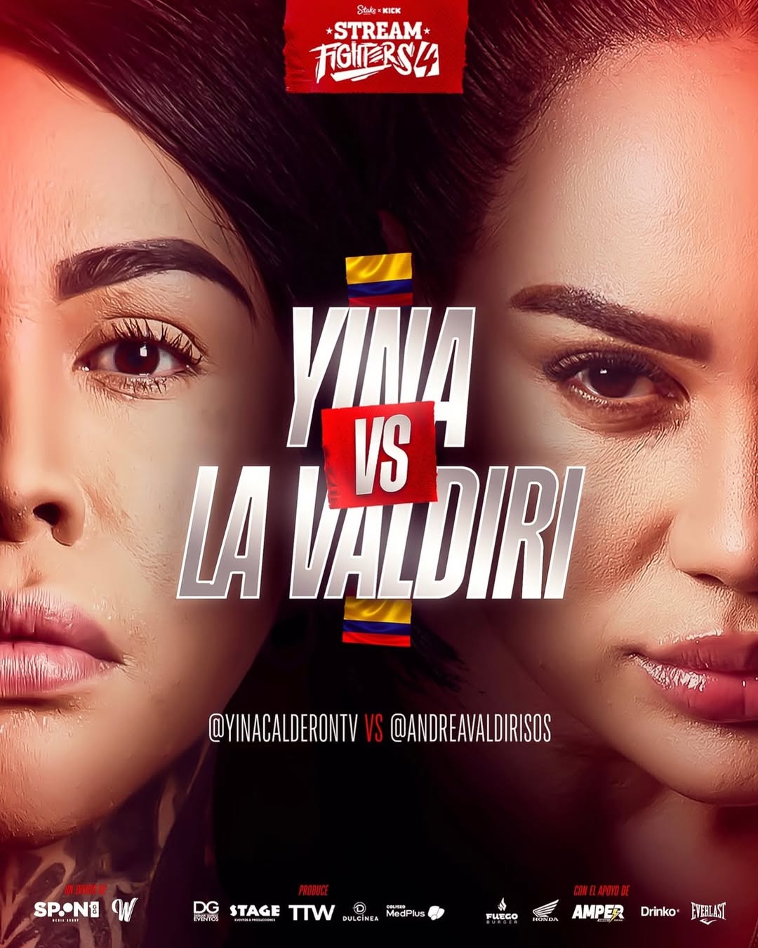 Yina Calderón y Andrea Valdiri