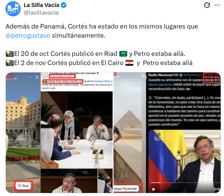 Revelan la identidad de la mujer captada con Petro en Panamá: su patrimonio creció aceleradamente