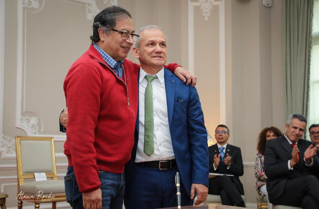 Gustavo Petro y Carlos Ramón González