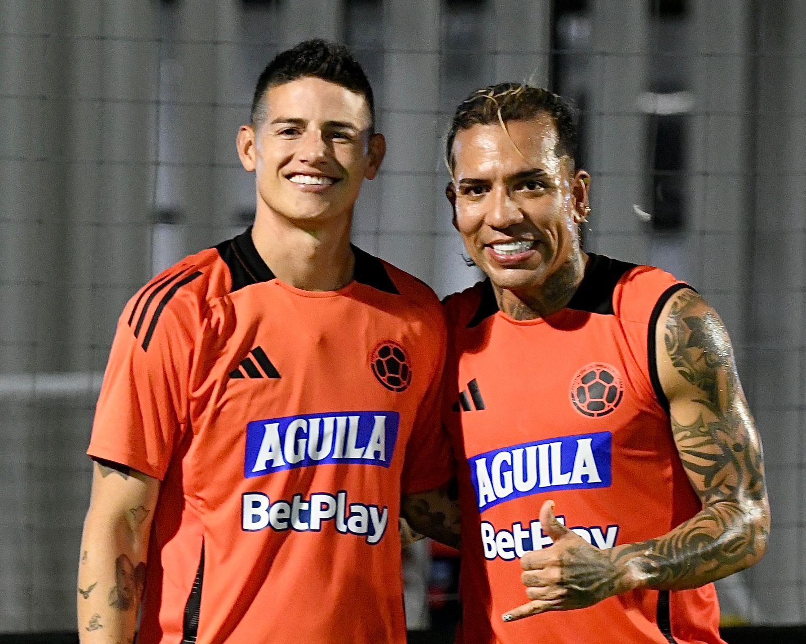 Dayro Moreno y James Rodríguez, Selección Colombia