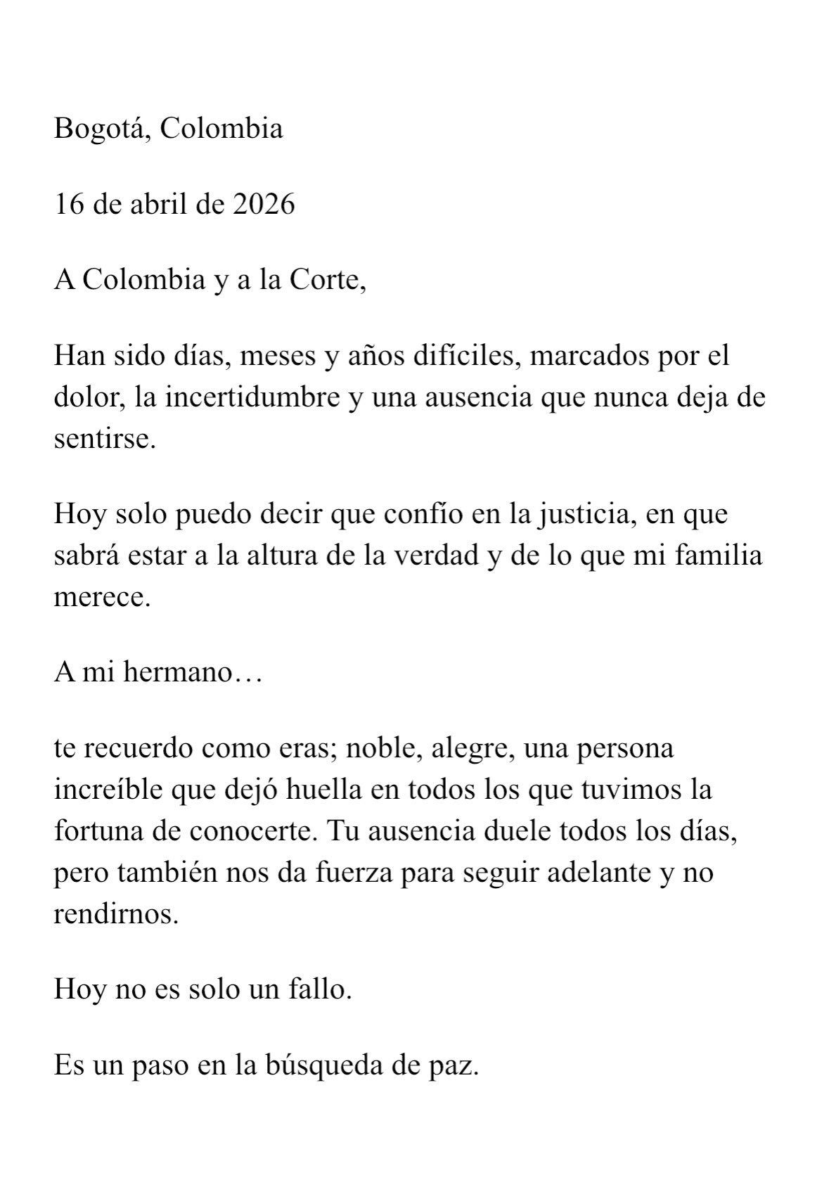 Así reaccionó la familia Colmenares tras absolución definitiva de Laura Moreno y Jessy Quintero