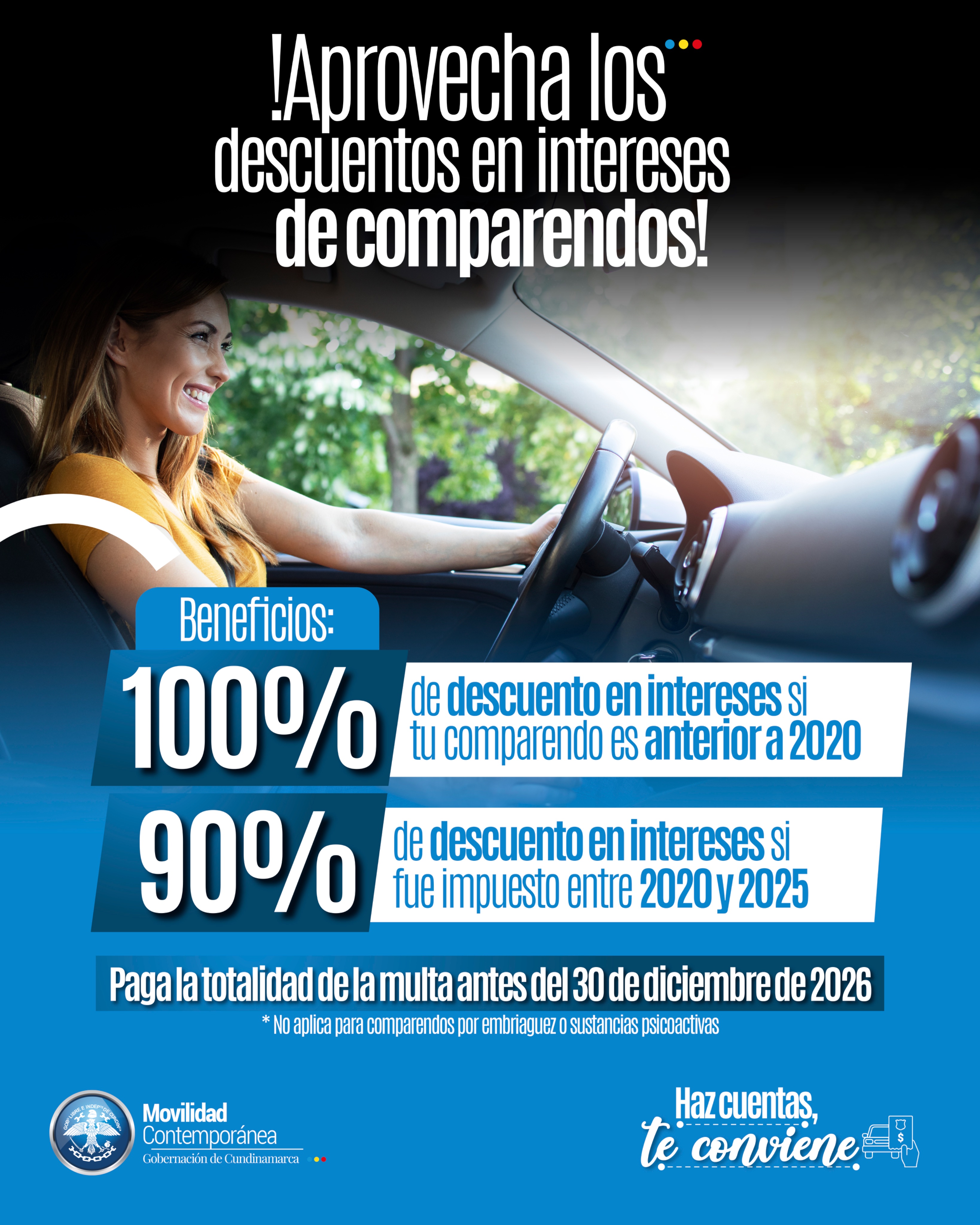 ¡Atención, conductores! Lanzan campaña para saldar comparendos con descuentos de hasta el 100 %