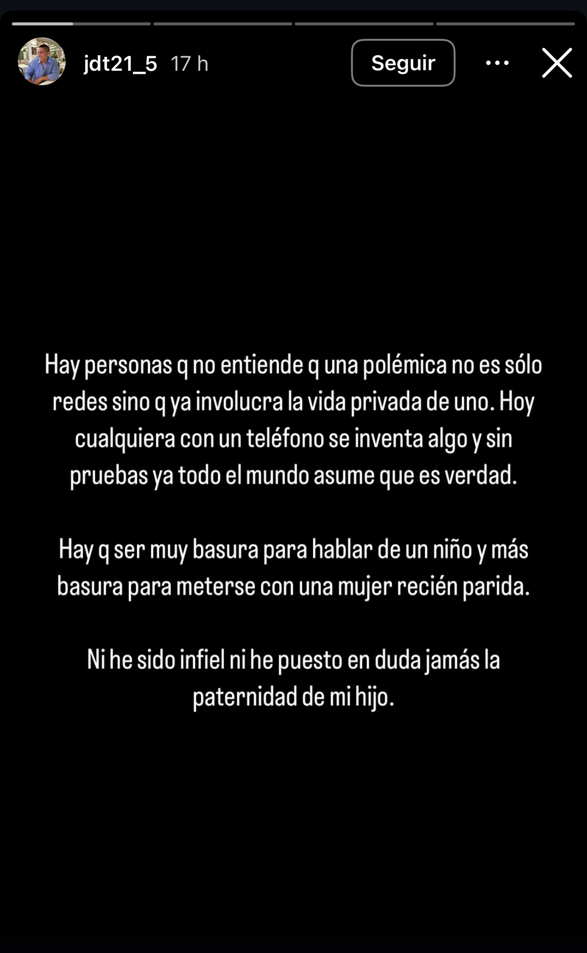  Juan David Tejada le respondió a Yina Calderón por rumores de supuesta infidelidad