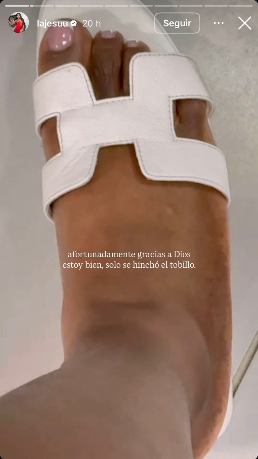 La Jesuu sufrió grave accidente de tránsito 