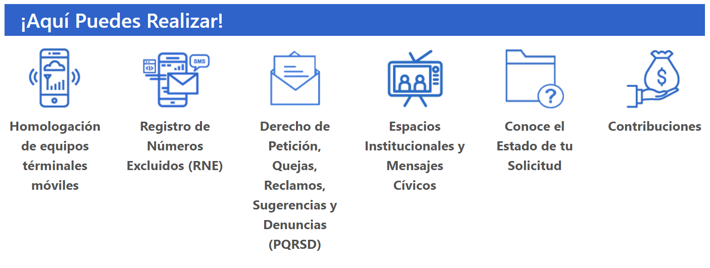 Registrar número en el RNE