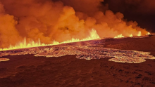 Volcán en Islandia hizo erupción: hubo varios terremotos y ríos de lava 