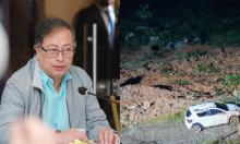 Presidente Petro declara estado de desastre natural en Chocó luego de los derrumbes 