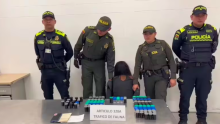 capturan a una mujer en aeropuerto El Dorado que pretendía traficar 130 ranas venenosas