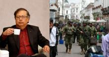 Gustavo Petro anunció su apoyo a Ecuador en medio de crisis de orden público
