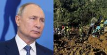 Putin le envió una carta a Petro expresándole sus condolencias tras el trágico derrumbe en el Chocó