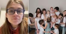 Esto es lo que gasta al mes una mujer que tiene 35 años y 12 hijos