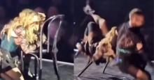 Madonna sufrió una fuerte caída en pleno concierto por culpa de uno de sus bailarines: así reaccionó
