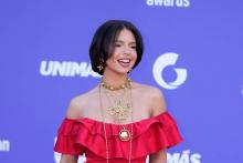 Ángela Aguilar, nieta de Antonio Aguilar, probó el tamal tolimense: así reaccionó. ¿No le gustó?