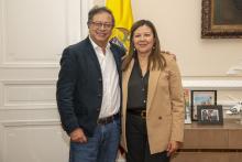 Presidente Petro se reunió con la nueva fiscal general de la Nación y le dio su respaldo