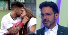 La Casa de Los Famosos: Así reaccionó Alejandro Estrada, esposo de Nataly Umaña, a su beso con Melfi