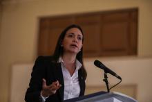 Maria Corina Machado denunció “brutal represión” de Maduro contra su equipo de campaña