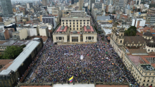 Petro dijo que las protestas tienen el objetivo de "derrocar el gobierno" y hacer un "golpe blando"