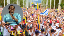 Francia Márquez aseguró que la oposición en Colombia sale a marchar "como si estuviera de paseo"