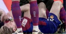 Barcelona confirmó dura lesión de Frenkie de Jong: se perderá el resto de la temporada
