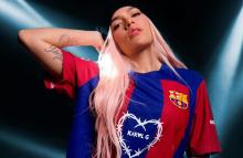 Orgullo colombiano: Barcelona usará camisa con el nombre de Karol G en el clásico ante Real Madrid