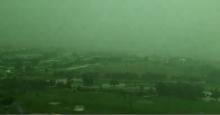 Cielo verde y fuertes lluvias: ¿qué es lo que ocurre en Dubai?