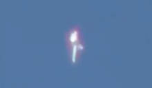 En video | ¡Impresión! Una figura luminosa y humanoide apareció en el cielo de California: ¿ovni?