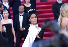 Así fue el fuerte empujón de la exMiss República Dominicana a una empleada de seguridad en Cannes