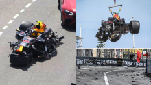 En video: escalofriante accidente durante el inicio del Gran Premio de Mónaco de Fórmula 1