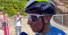 Ciclismo: Nairo Quintana reveló nuevo problema de salud en el Giro de Italia