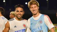 Falcao recibió una "calurosa" bienvenida de los referentes de Millonarios: el 'Tigre' les respondió
