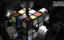 ¡Impresionante! Crearon un robot que resolvió un cubo de Rubik en menos de lo que tarda un parpadeo