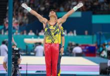 El colombiano Ángel Barajas, con solo 17 años, clasificó a la final de gimnasia artística de los Olímpicos